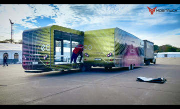 мобильный офис, ресторан, бутик, магазин, дом - площадью 40/60/80м2. Модульный трак - фото - 1