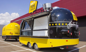 фудтрак со складом. Модель SL-7 V. Стоит в Крыму. Eaty prime - фото - 9